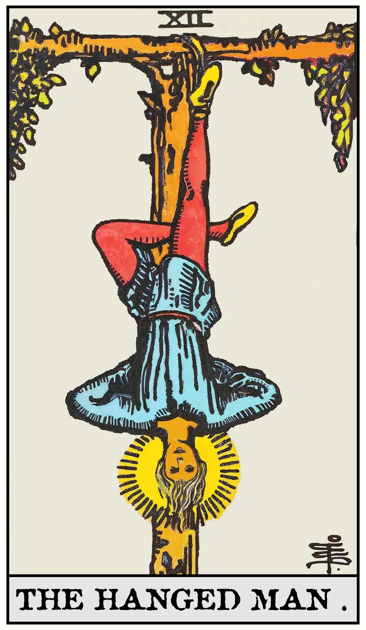 The Hanged Man tarot card