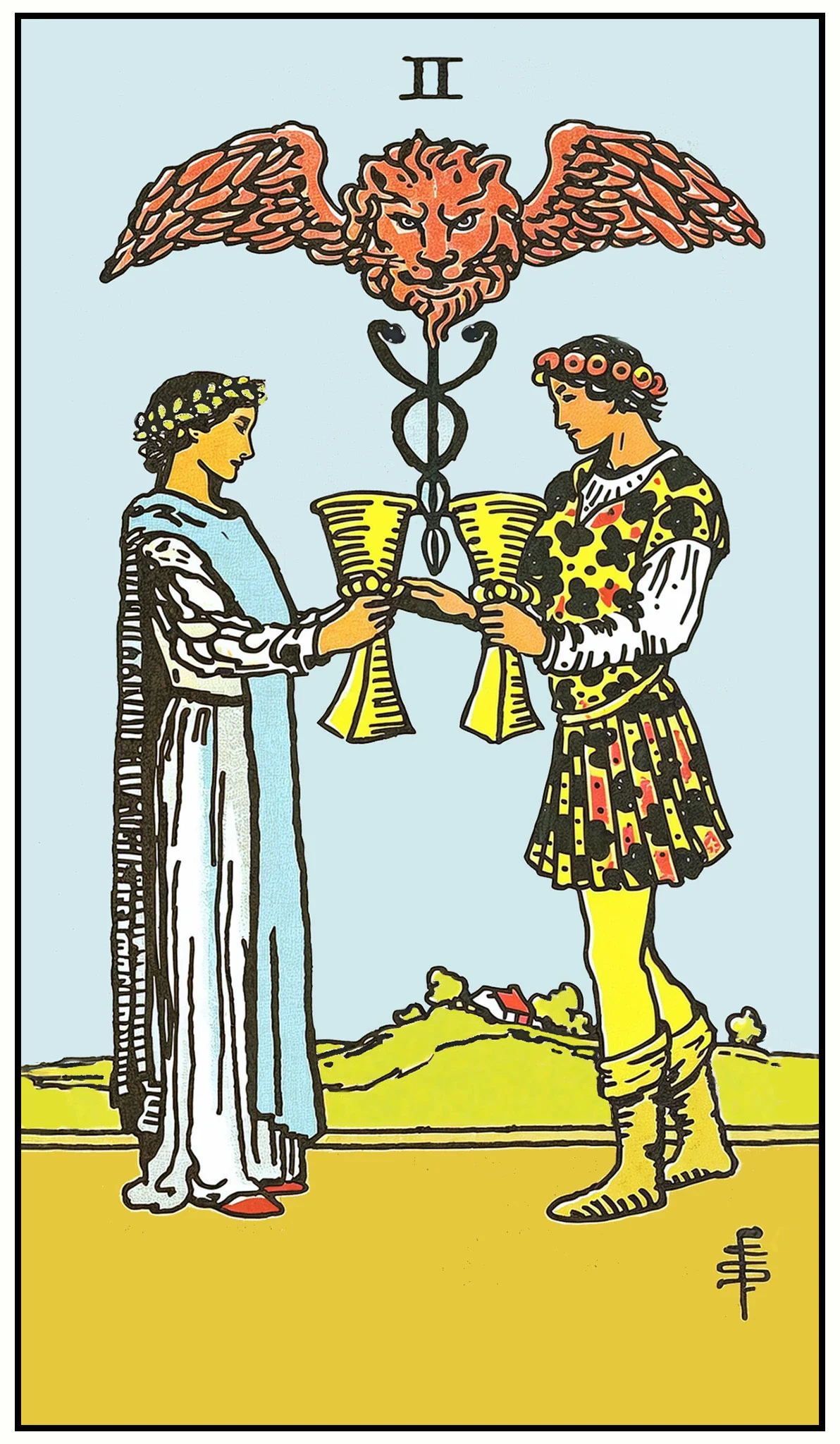 Two of Cups tarot card